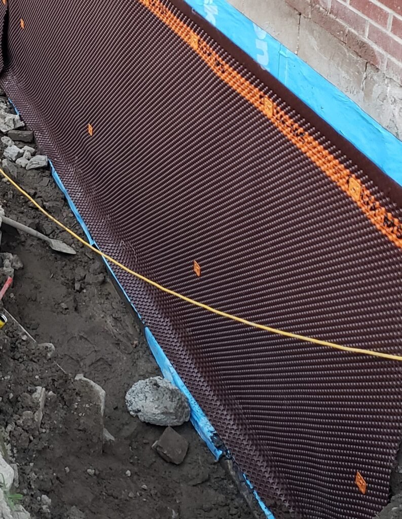 Dimpleboard over Blueskin